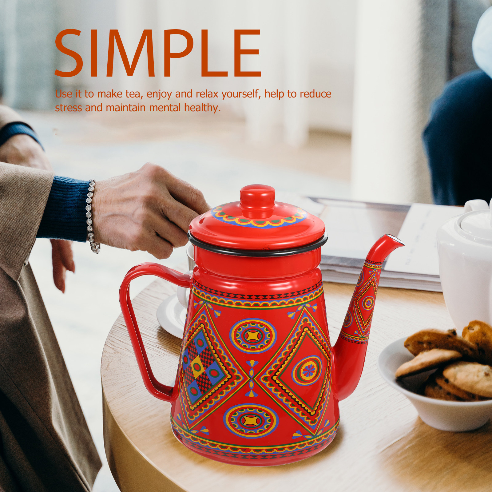 Enamel Coffee Pot Stovetop Tea - Tea And Coffee Kettle reseña y precio