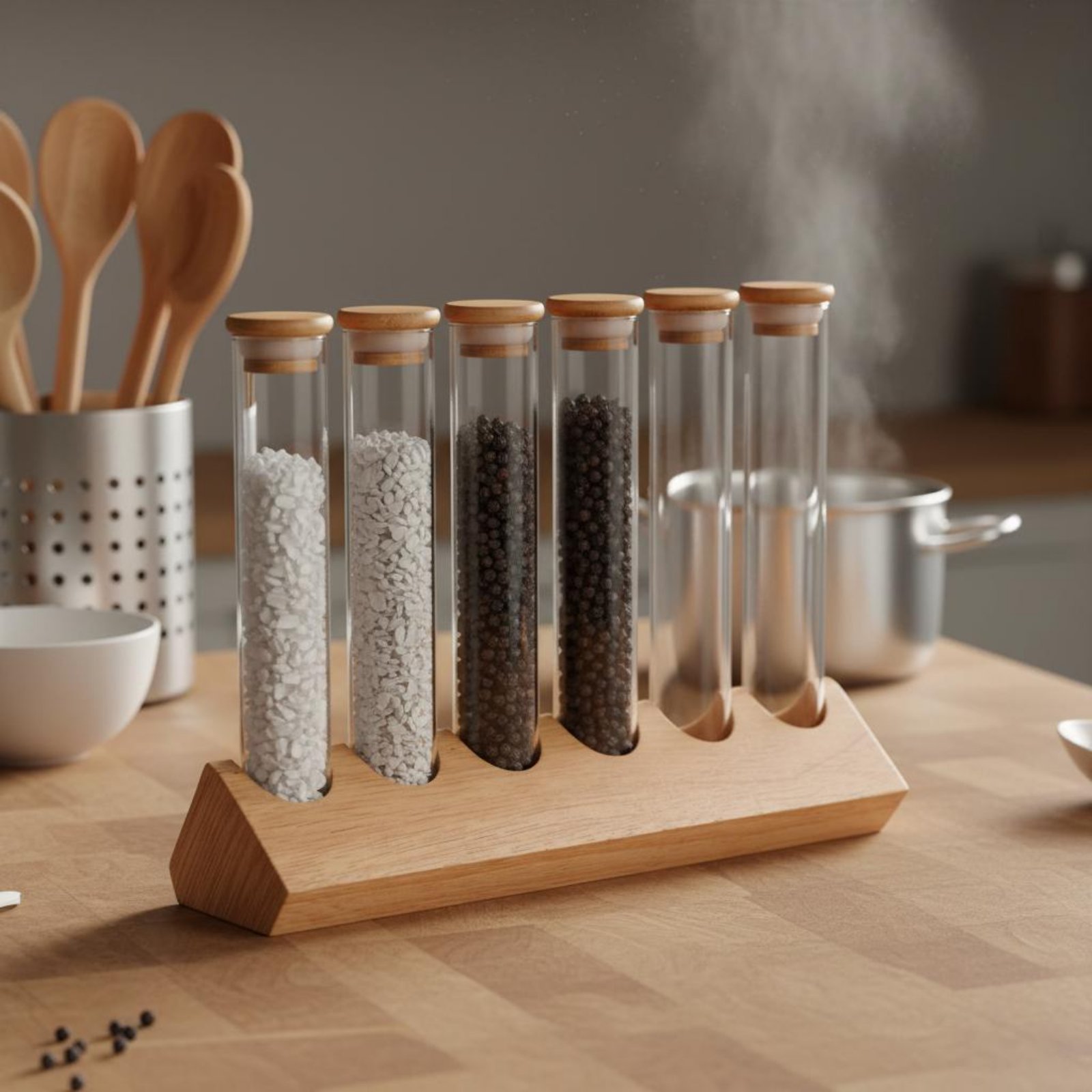 Glass Tube Container Set with  - Coffee Bean reseña y precio
