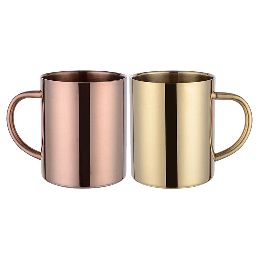 2Pcs Stainless Steel Mug Set D - Coffee Tea Uses reseña y precio