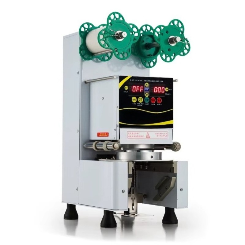 Automatic Plastic Cup Sealing  - Coffee Tea Uses reseña y precio