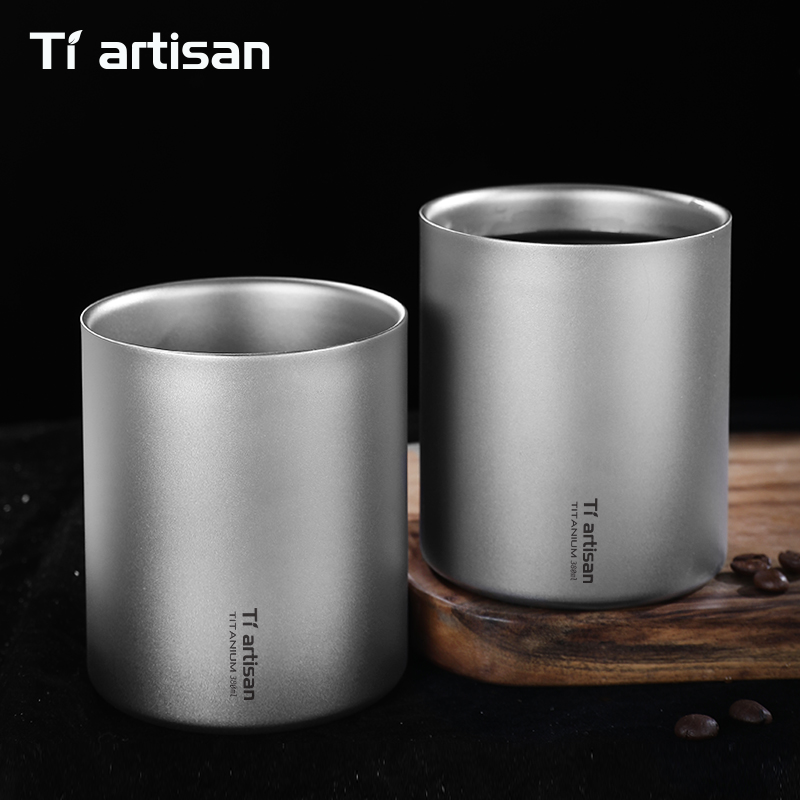 Tiartisan 380ml Titanium Handl - Coffee Tea Game reseña y precio