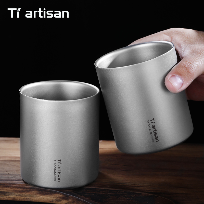 Tiartisan 380ml Titanium Handl - Coffee Tea Game reseña y precio