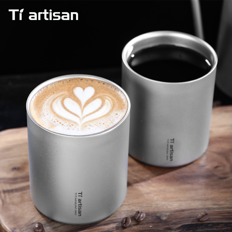 Tiartisan 380ml Titanium Handl - Coffee Tea Game reseña y precio