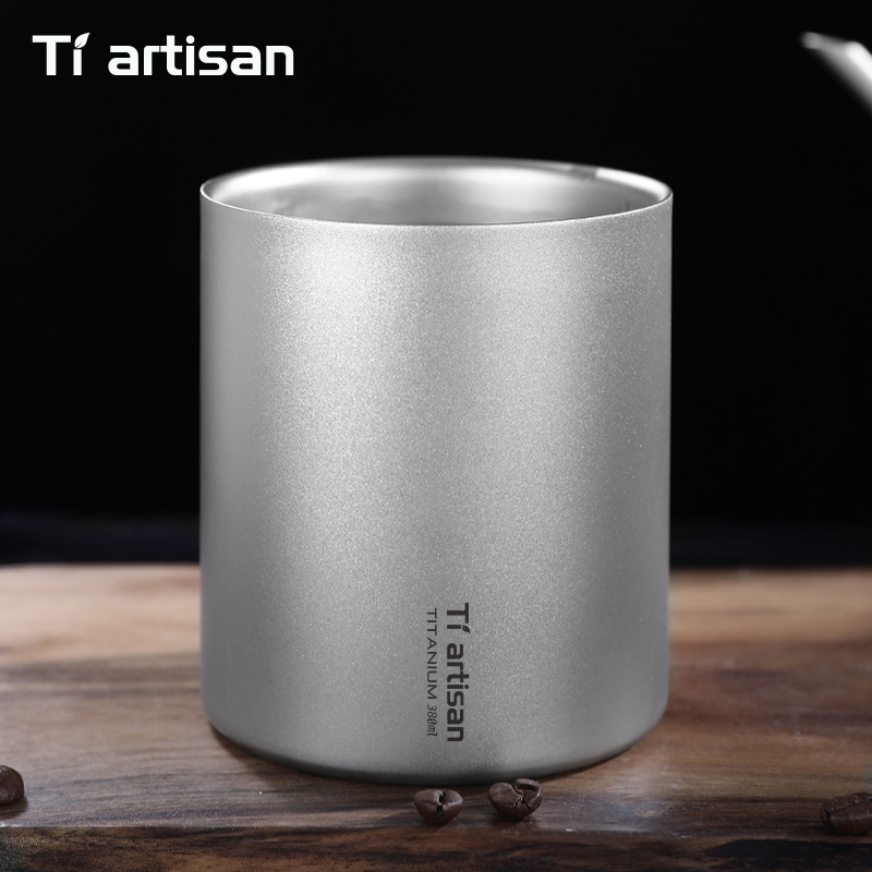 Tiartisan 380ml Titanium Handl - Coffee Tea Game reseña y precio