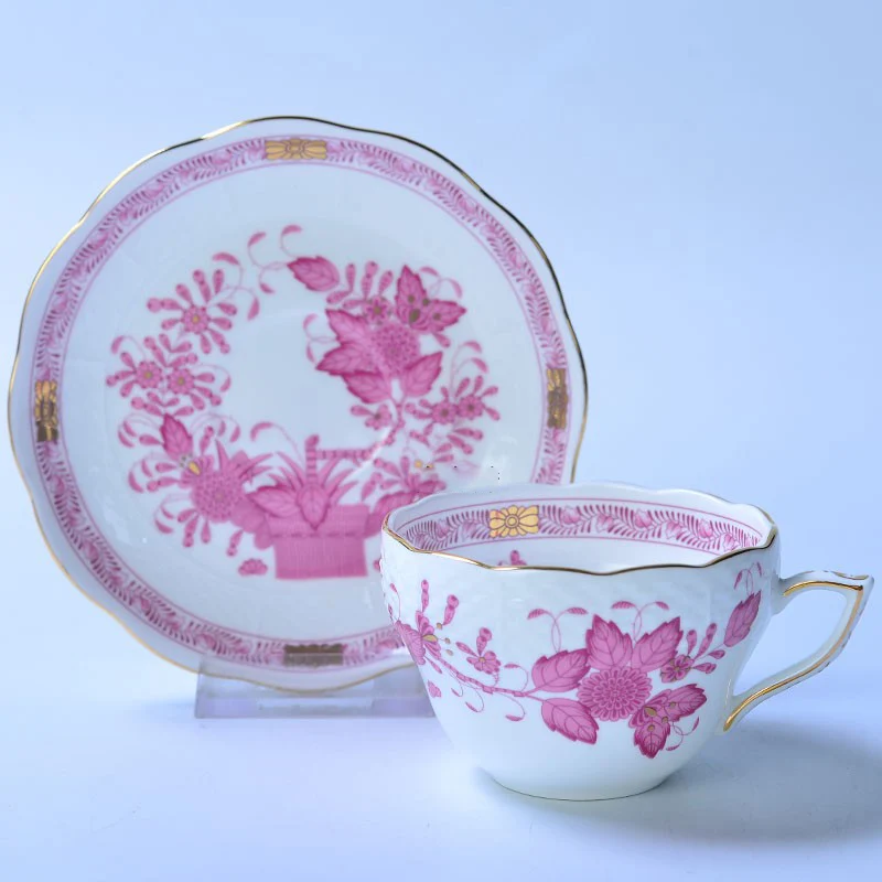 Classical Cup and Saucer Flowe - Coffee Tea Gift Basket reseña y precio