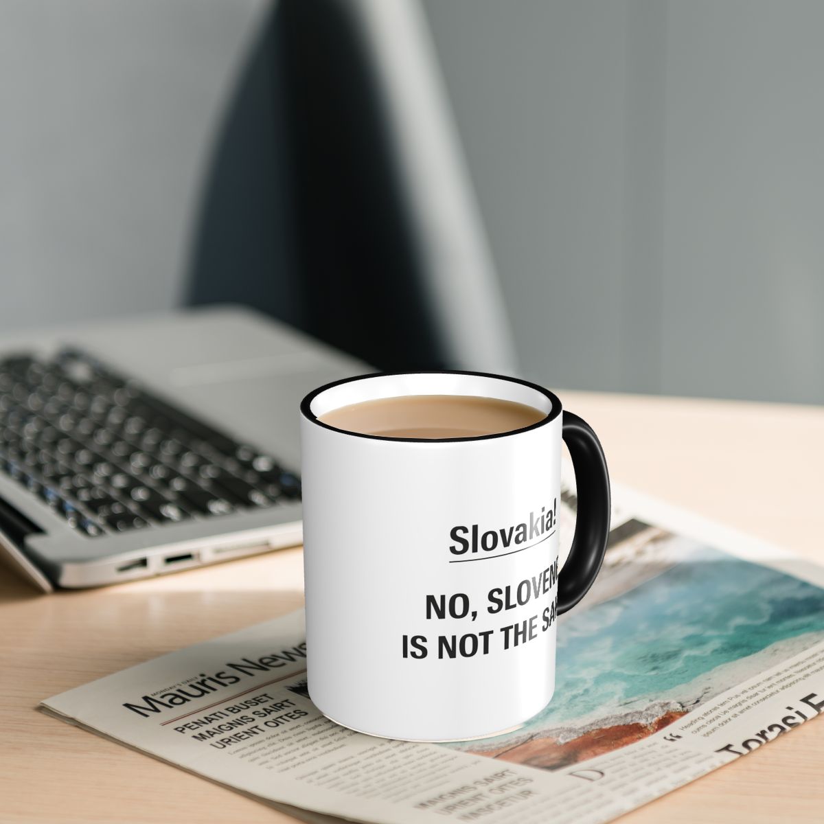 Funny Geography Joke Slovakia  - Coffee Tea Jokes reseña y precio