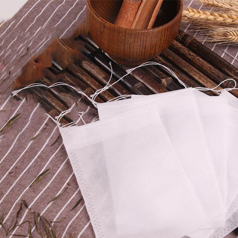 100Pcs Drawstring Tea Filter B - Coffee Tea Flower reseña y precio