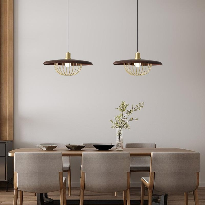 Imitation Wooden Round Pendant - Switching Coffee To Tea reseña y precio