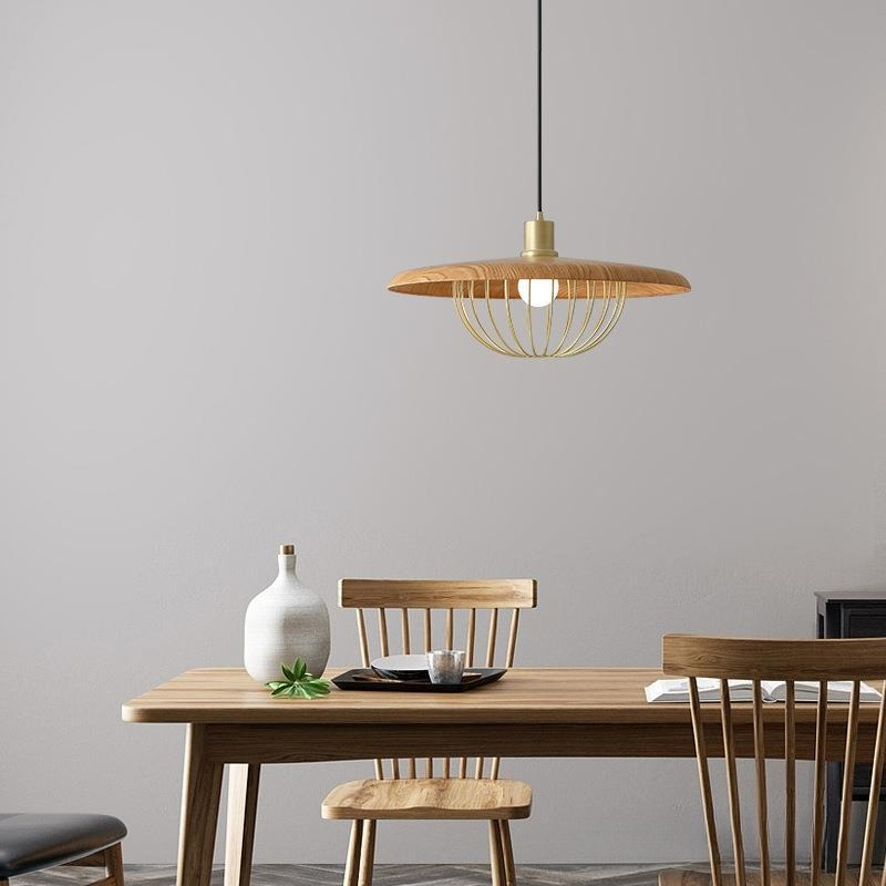 Imitation Wooden Round Pendant - Switching Coffee To Tea reseña y precio