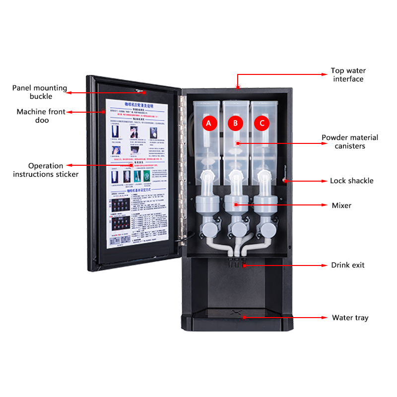 E-30SW Automatic Instant Coffe - Coffee Tea Vending Machine For Office reseña y precio
