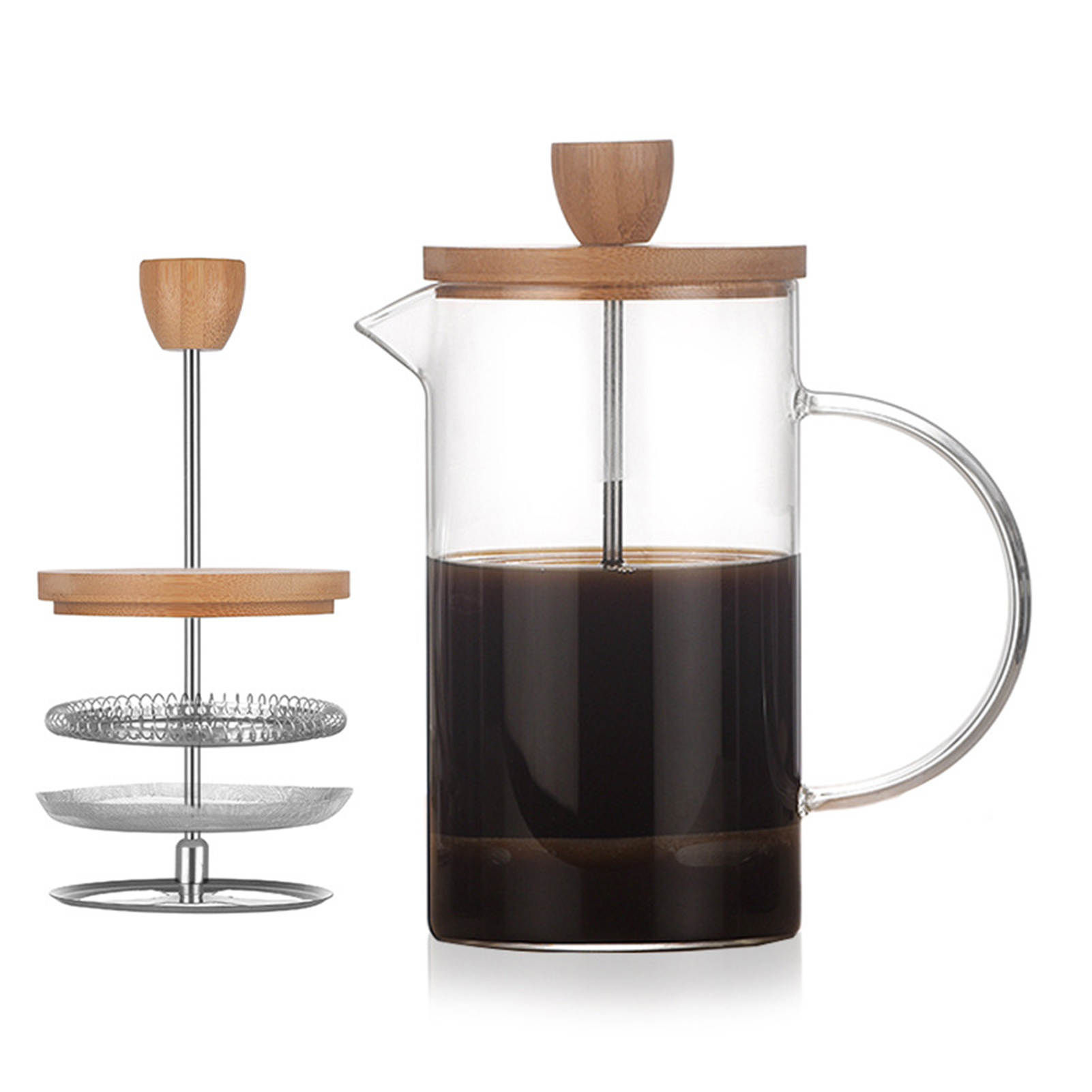 Versatile Home French Filter P - Coffee And Tea Glass reseña y precio
