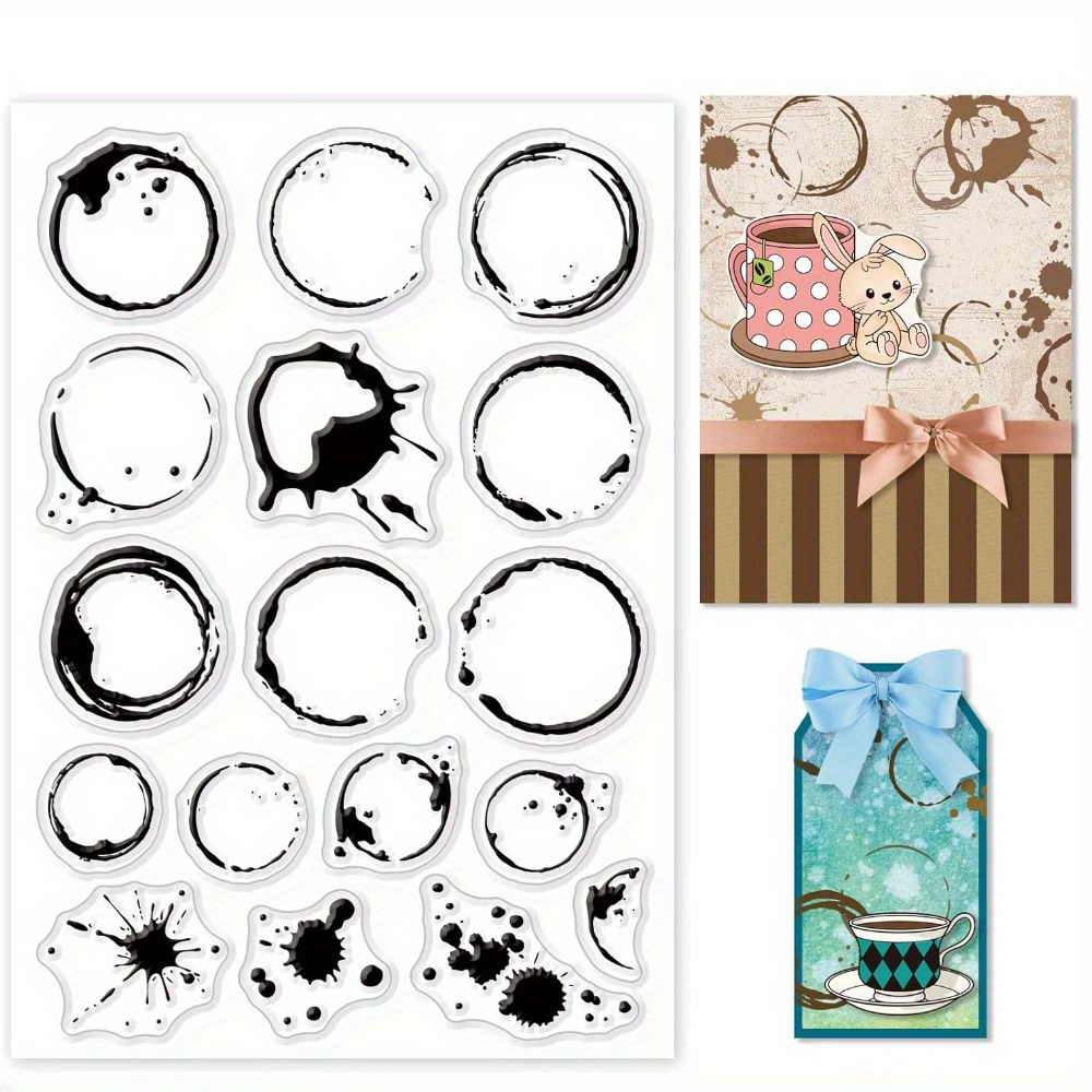 Tea Stains Clear Stamp Coffee  - Coffee Tea Journal reseña y precio
