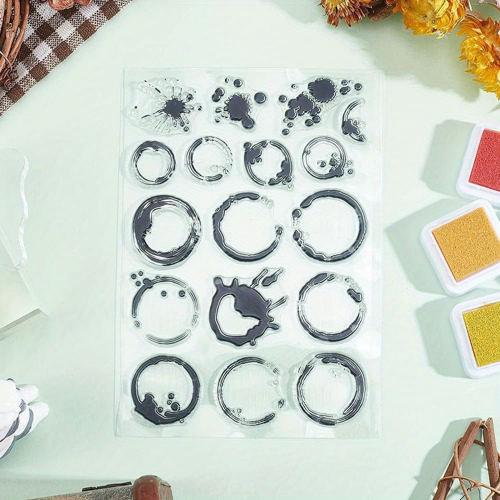Tea Stains Clear Stamp Coffee  - Coffee Tea Journal reseña y precio