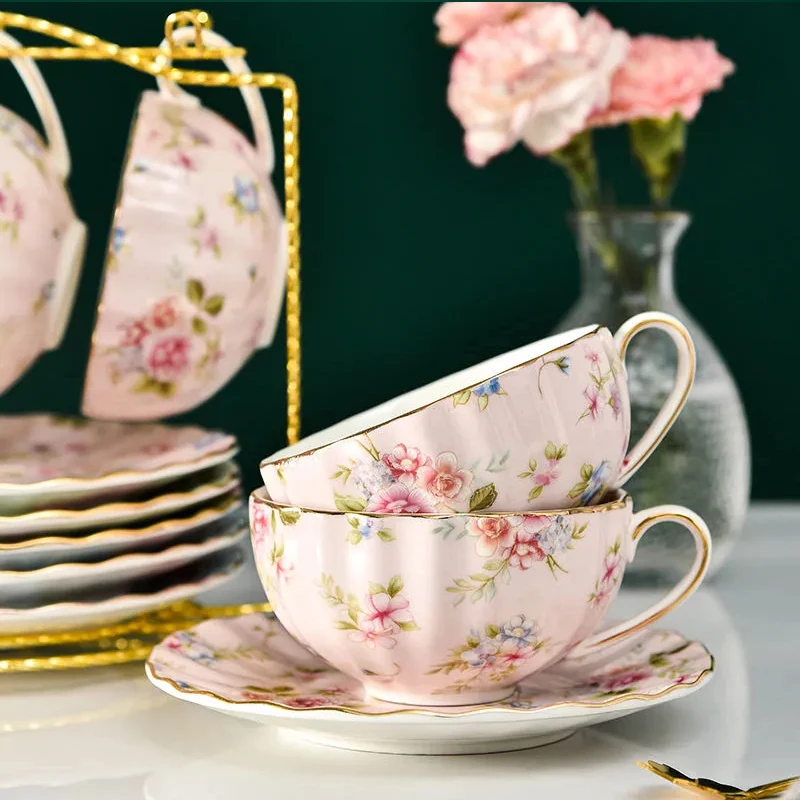 3PCS/Sets Pastoral style Flowe - Coffee Tea Flower reseña y precio
