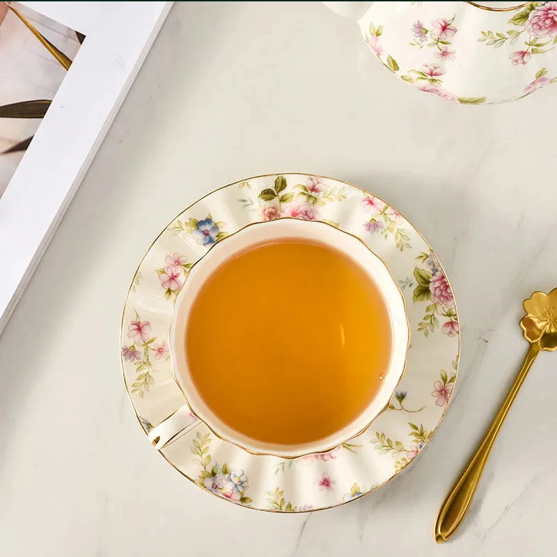 3PCS/Sets Pastoral style Flowe - Coffee Tea Flower reseña y precio