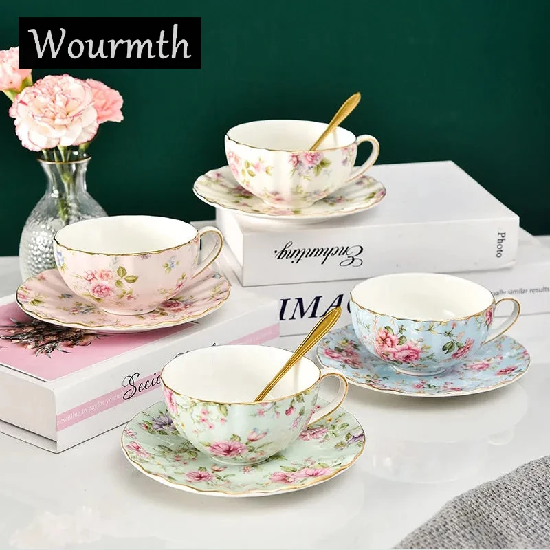 3PCS/Sets Pastoral style Flowe - Coffee Tea Flower reseña y precio