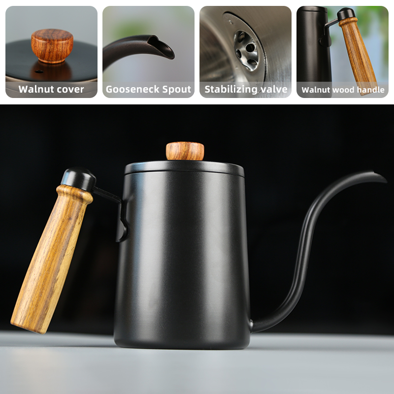 550ML Coffee Pot Milk Frothing - Tea And Coffee Kettle reseña y precio
