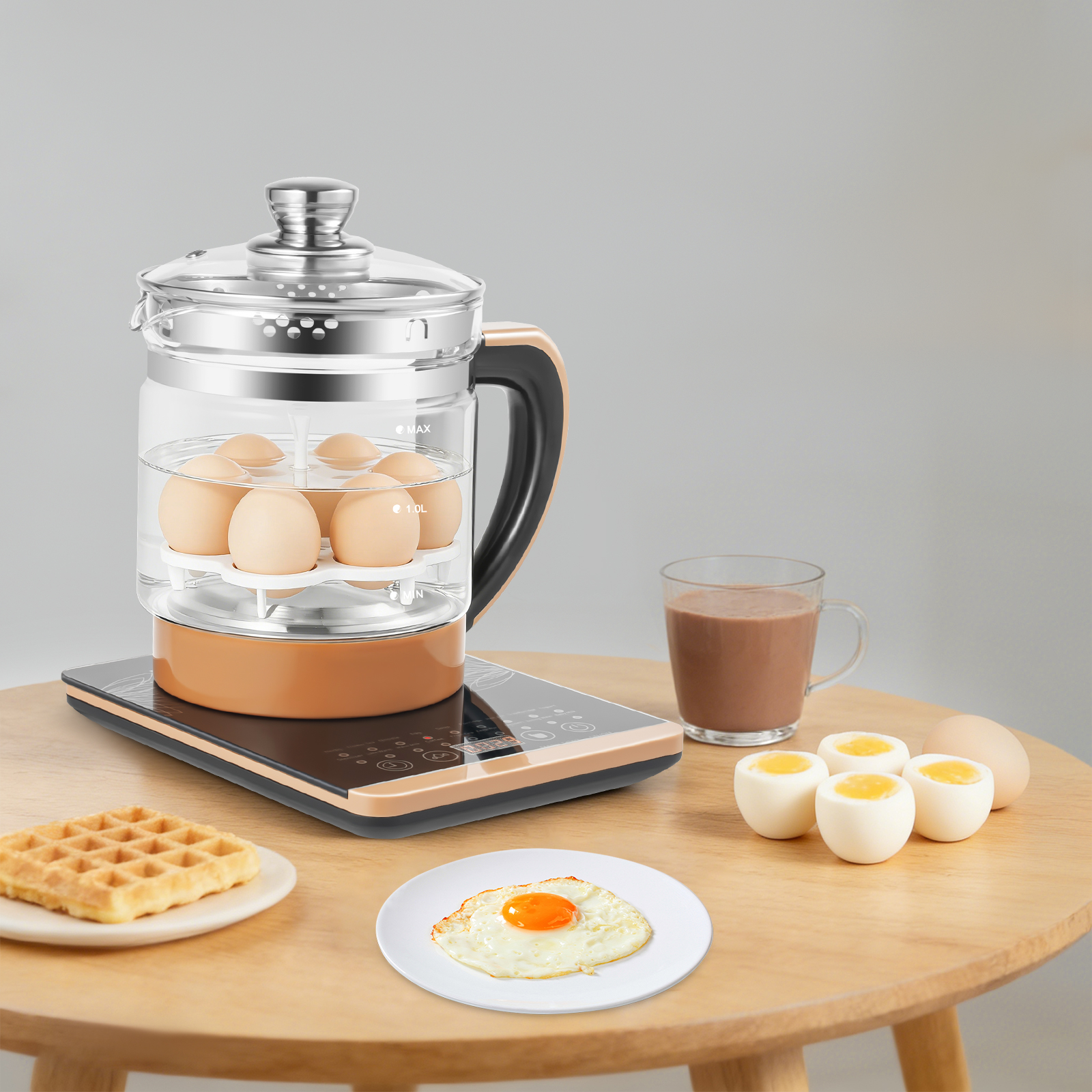 Multifunction Electric Glass K - Coffee Tea Menu reseña y precio