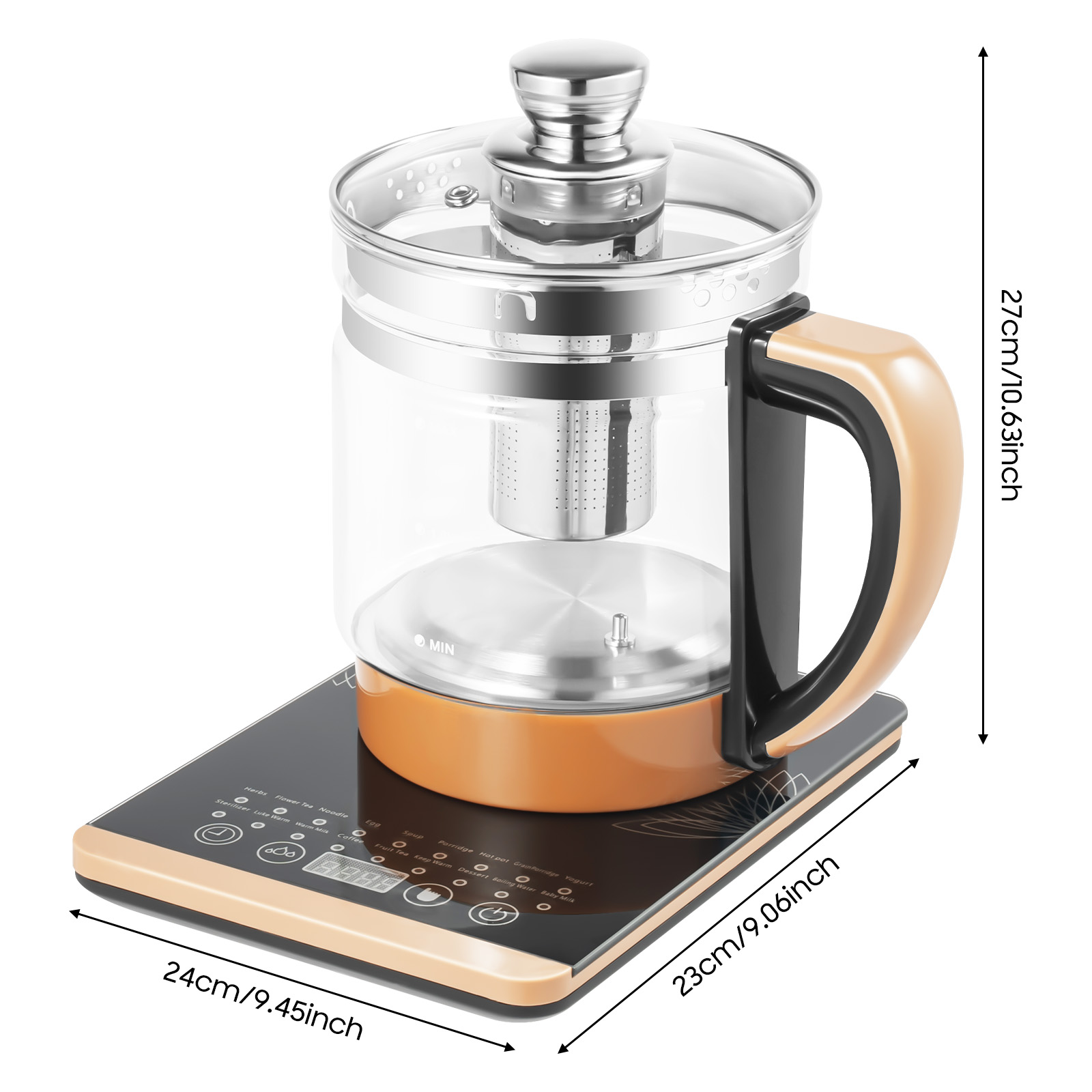 Multifunction Electric Glass K - Coffee Tea Menu reseña y precio