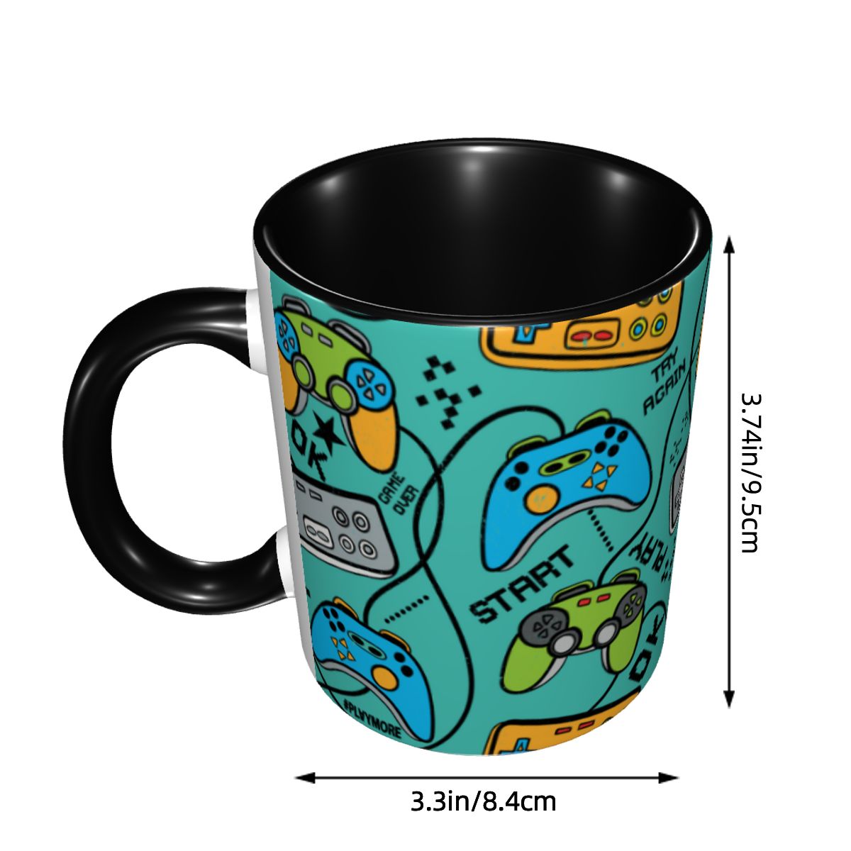 Custom Game Controller Mug DIY - Coffee Tea Game reseña y precio