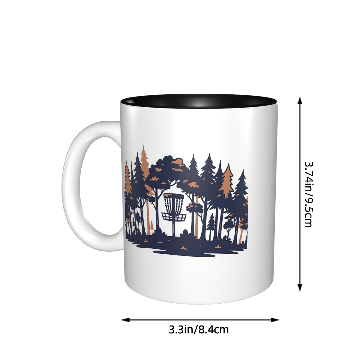 Disc Golf Scene Forest Basket  - Coffee Tea Gift Basket reseña y precio