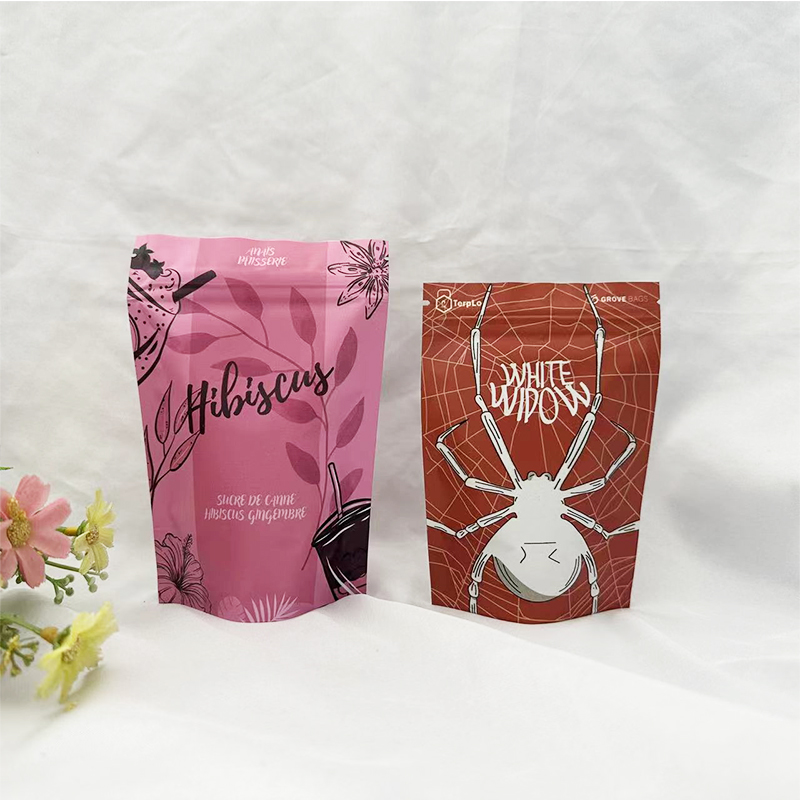 custom printed resealable bags - Coffee Tea Flower reseña y precio