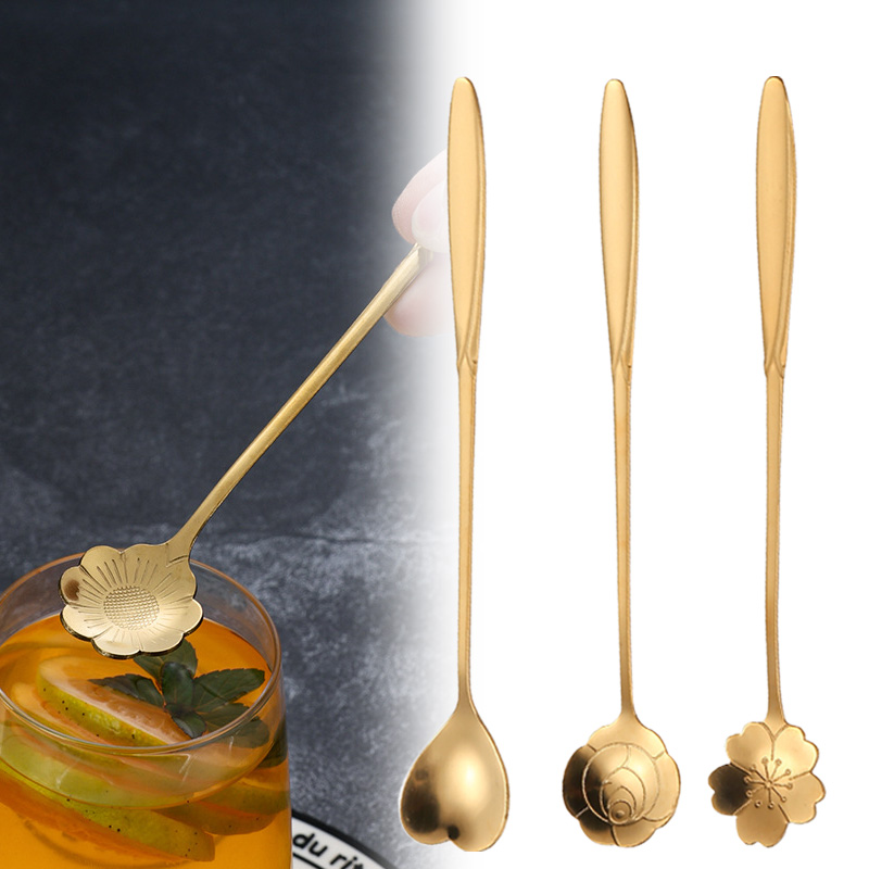 Stainless Steel Cherry Rose Fl - Coffee Tea Flower reseña y precio