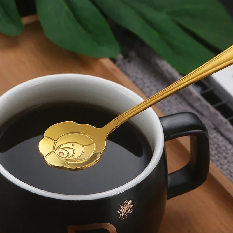 Stainless Steel Cherry Rose Fl - Coffee Tea Flower reseña y precio