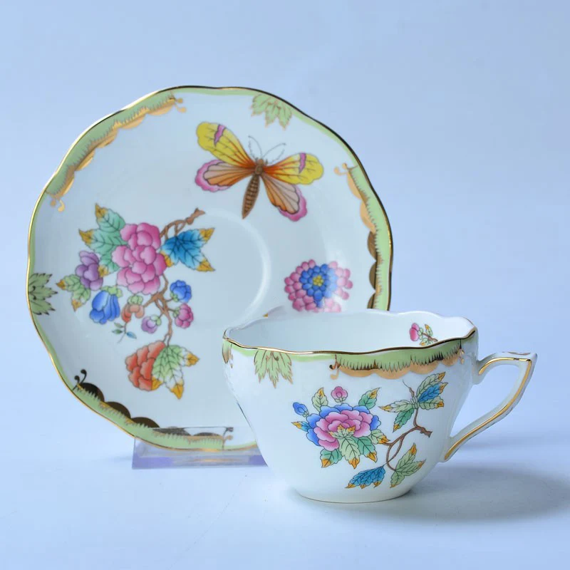 Classical Cup and Saucer Flowe - Coffee Tea Gift Basket reseña y precio