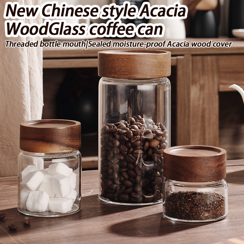 Glass Sealed Storage Jar With  - Coffee And Tea Glass reseña y precio