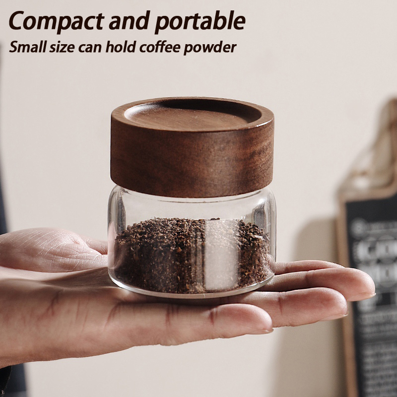 Glass Sealed Storage Jar With  - Coffee And Tea Glass reseña y precio