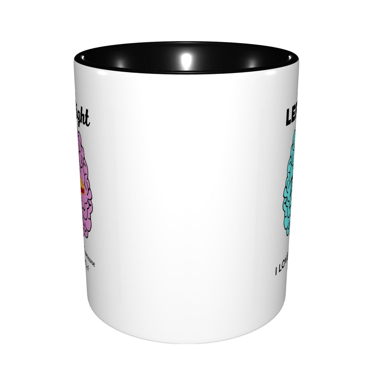 Left Right Brain Hemisphere Pi - Coffee Tea Jokes reseña y precio