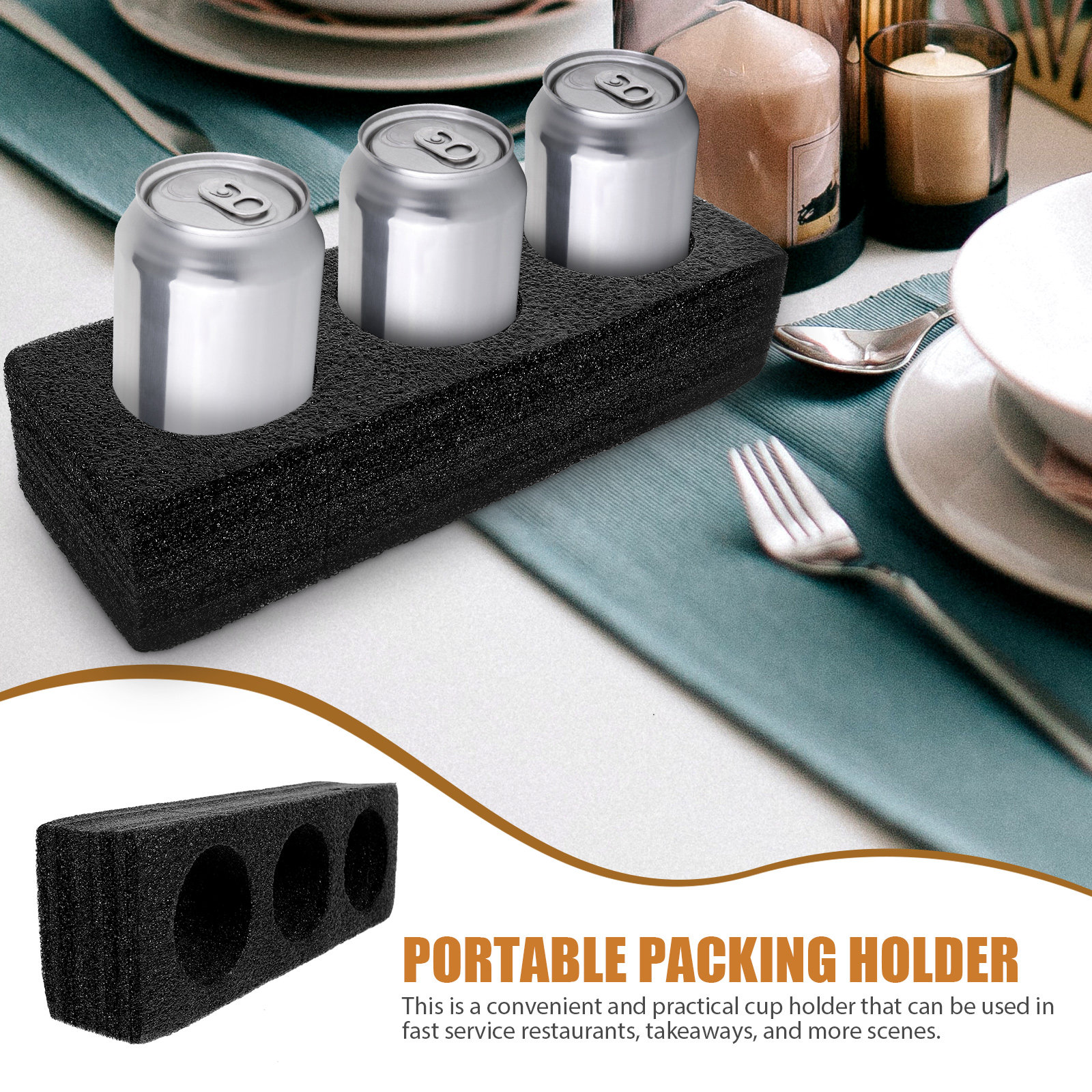 Portable Milk Tea Cup Holder 3 - Coffee Tea Uses reseña y precio