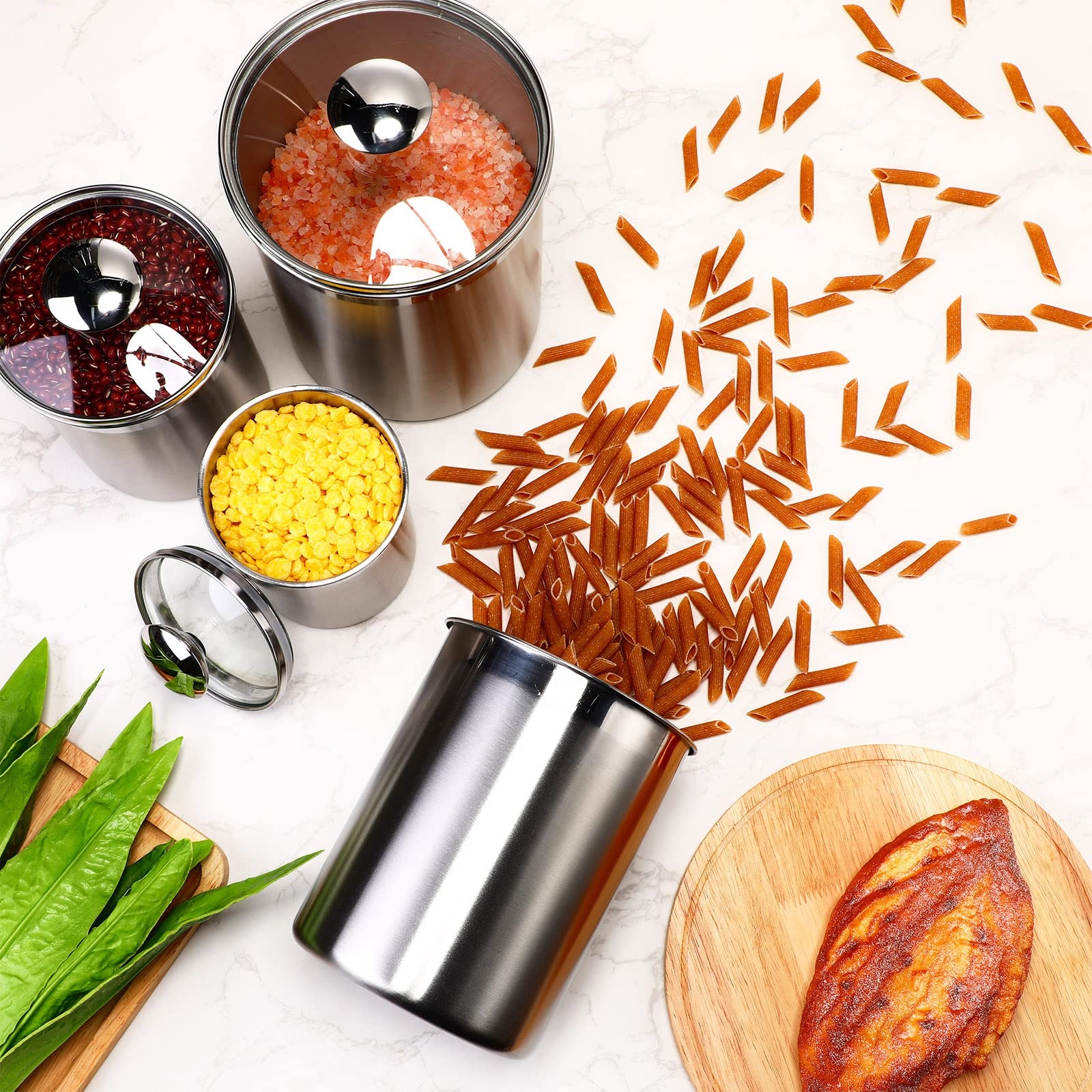 Food Storage Containers Tea Co - Coffee And Tea Glass reseña y precio