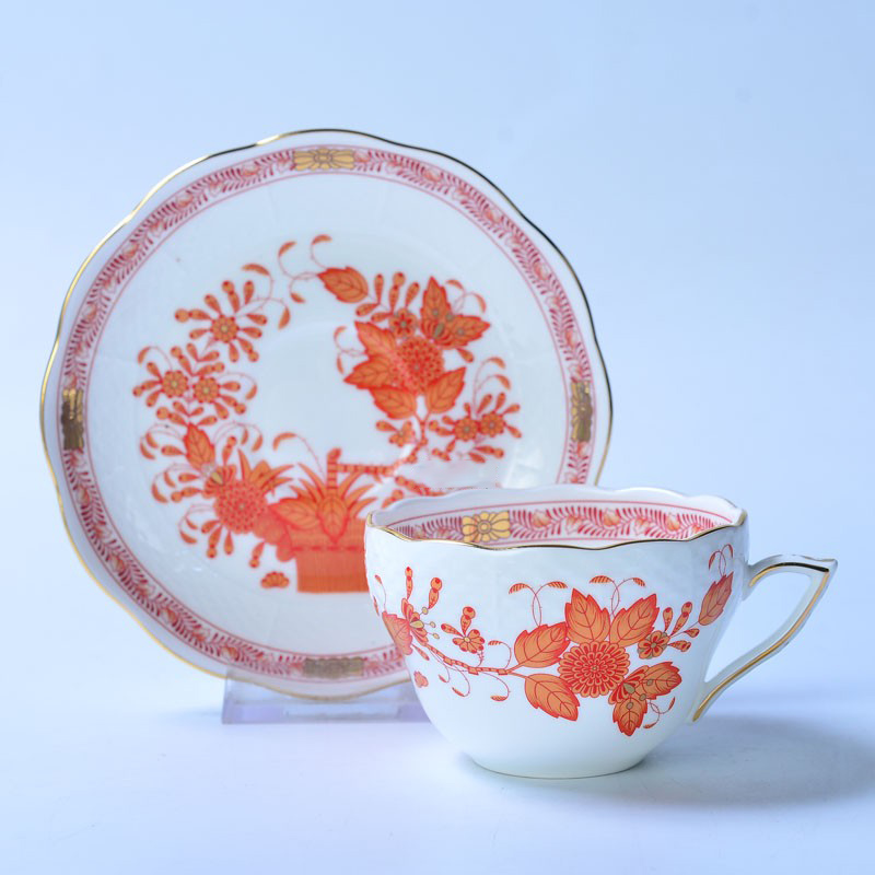 Classical Cup and Saucer Flowe - Coffee Tea Gift Basket reseña y precio
