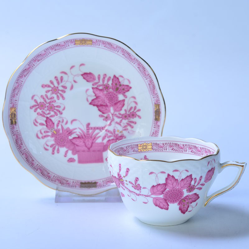 Classical Cup and Saucer Flowe - Coffee Tea Gift Basket reseña y precio
