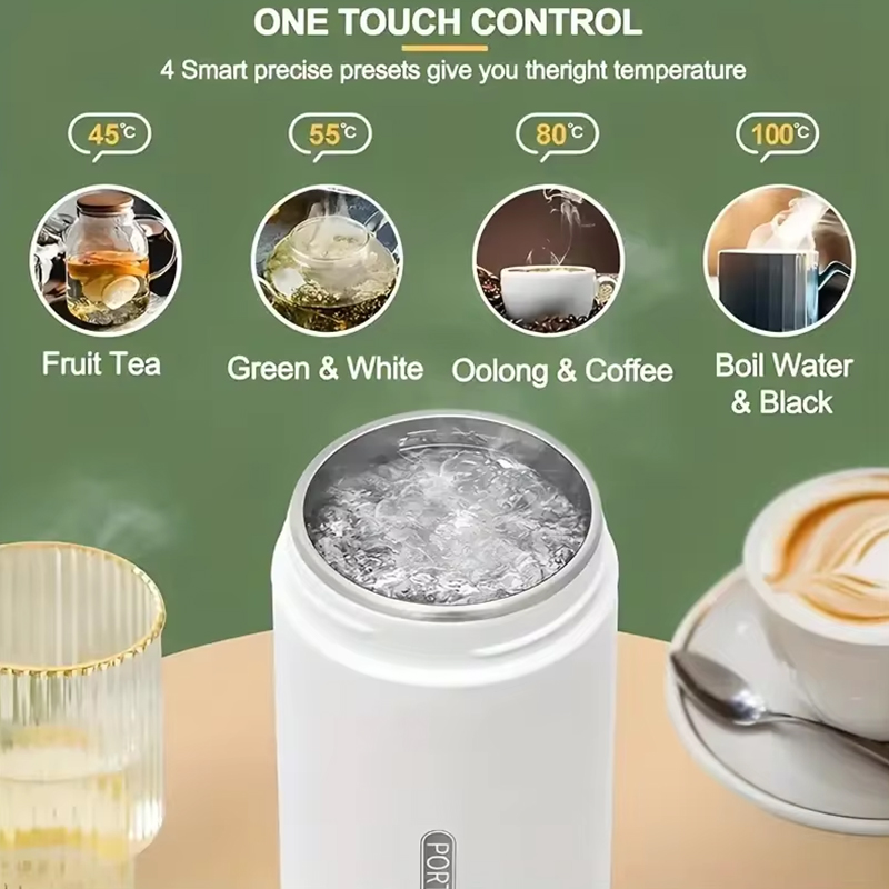 500ML Travel Electric Kettles  - Coffee Tea Menu reseña y precio