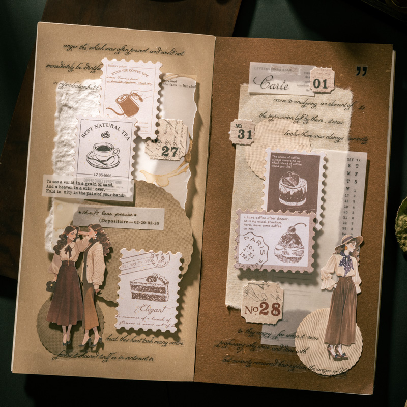Journal GO 45pcs Four Seasons  - Coffee Tea Journal reseña y precio