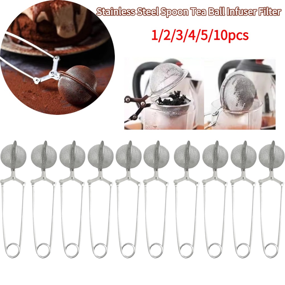 Stainless Steel Spoon Tea Ball - Coffee Tea Infusion reseña y precio