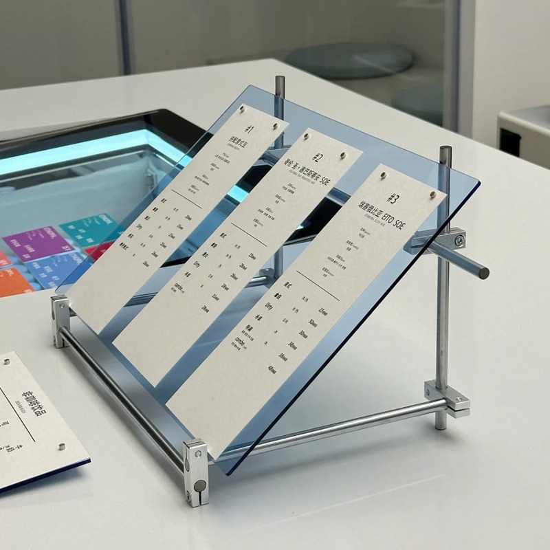 Acrylic optical axis display s - Coffee Tea Menu reseña y precio