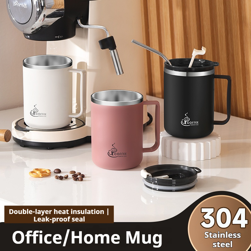 430ML Double-layer Mug Milk Co - Coffee Tea Warmer reseña y precio
