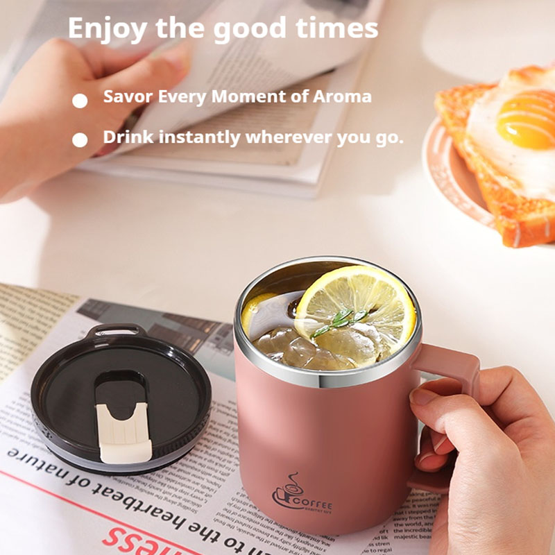 430ML Double-layer Mug Milk Co - Coffee Tea Warmer reseña y precio