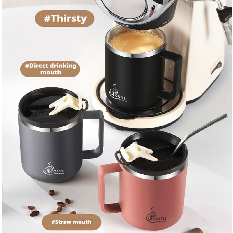 430ML Double-layer Mug Milk Co - Coffee Tea Warmer reseña y precio