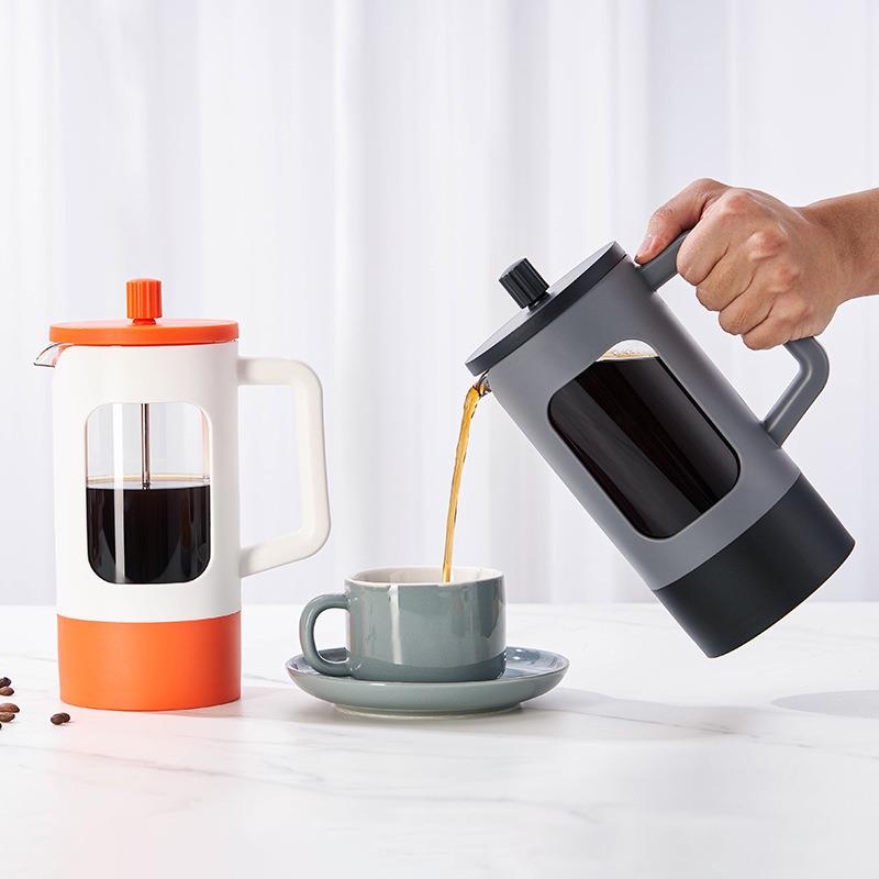 High Borosilie Glass French Pr - Coffee Tea Uses reseña y precio