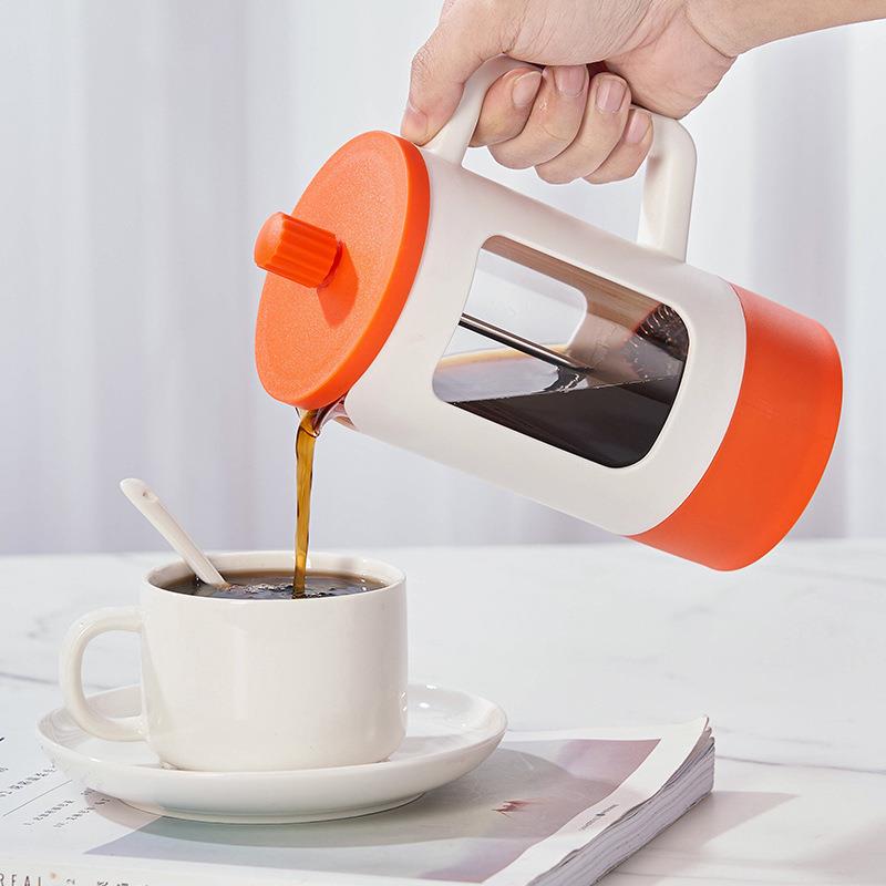 High Borosilie Glass French Pr - Coffee Tea Uses reseña y precio